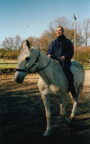 Christian als Reiter in Eisenbach