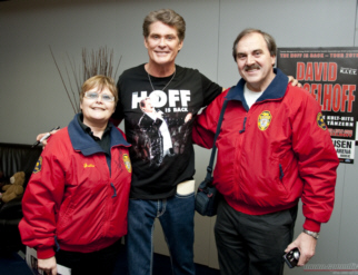 Mit David Hasselhoff in der Oberhausen-Arena