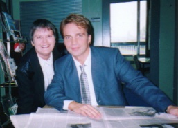 Jutta und Schauspieler Mathias Herrmann