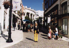 Am Rodeo Drive in L. A.