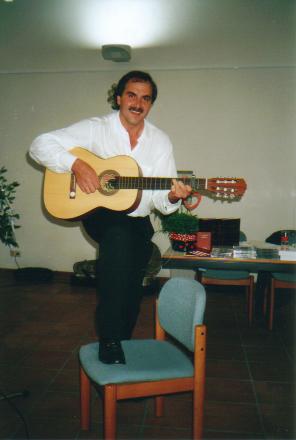Beim Konzert mit Christian Anders 1999