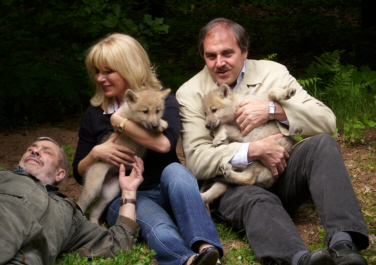 Polarwölfe Debbie und Monty (rechts) - 27-05-2009